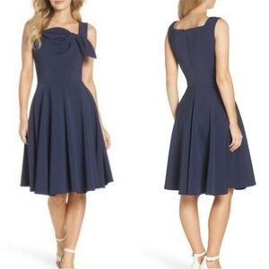 Gal Meets Glam Navy Zoe Dress